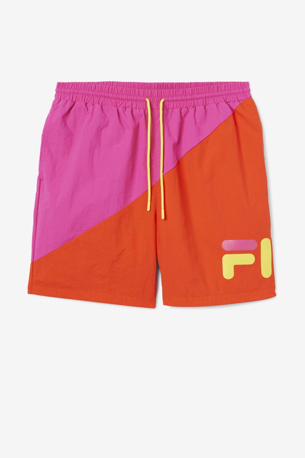 Men Pants &amp; Shorts | FILA Ama Swim Short 677 FUCHSIA PURPLE / CHERRY TOMATO / BLAZING YELLOW