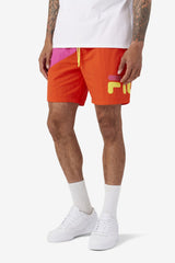 Men Pants &amp; Shorts | FILA Ama Swim Short 677 FUCHSIA PURPLE / CHERRY TOMATO / BLAZING YELLOW