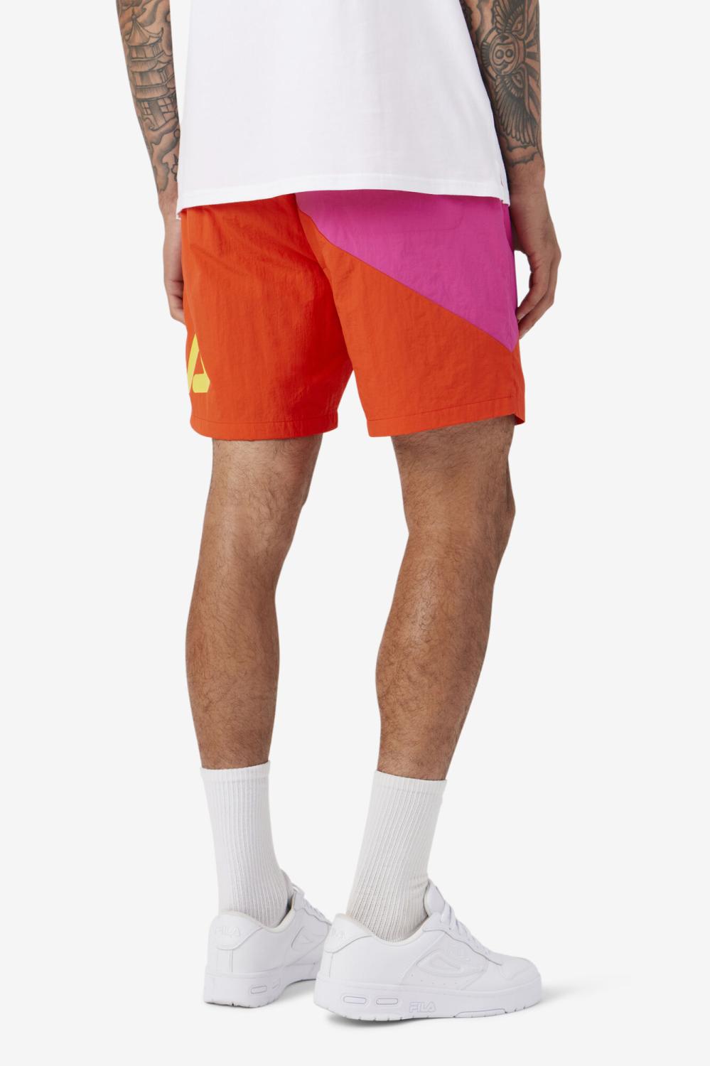 Men Pants &amp; Shorts | FILA Ama Swim Short 677 FUCHSIA PURPLE / CHERRY TOMATO / BLAZING YELLOW