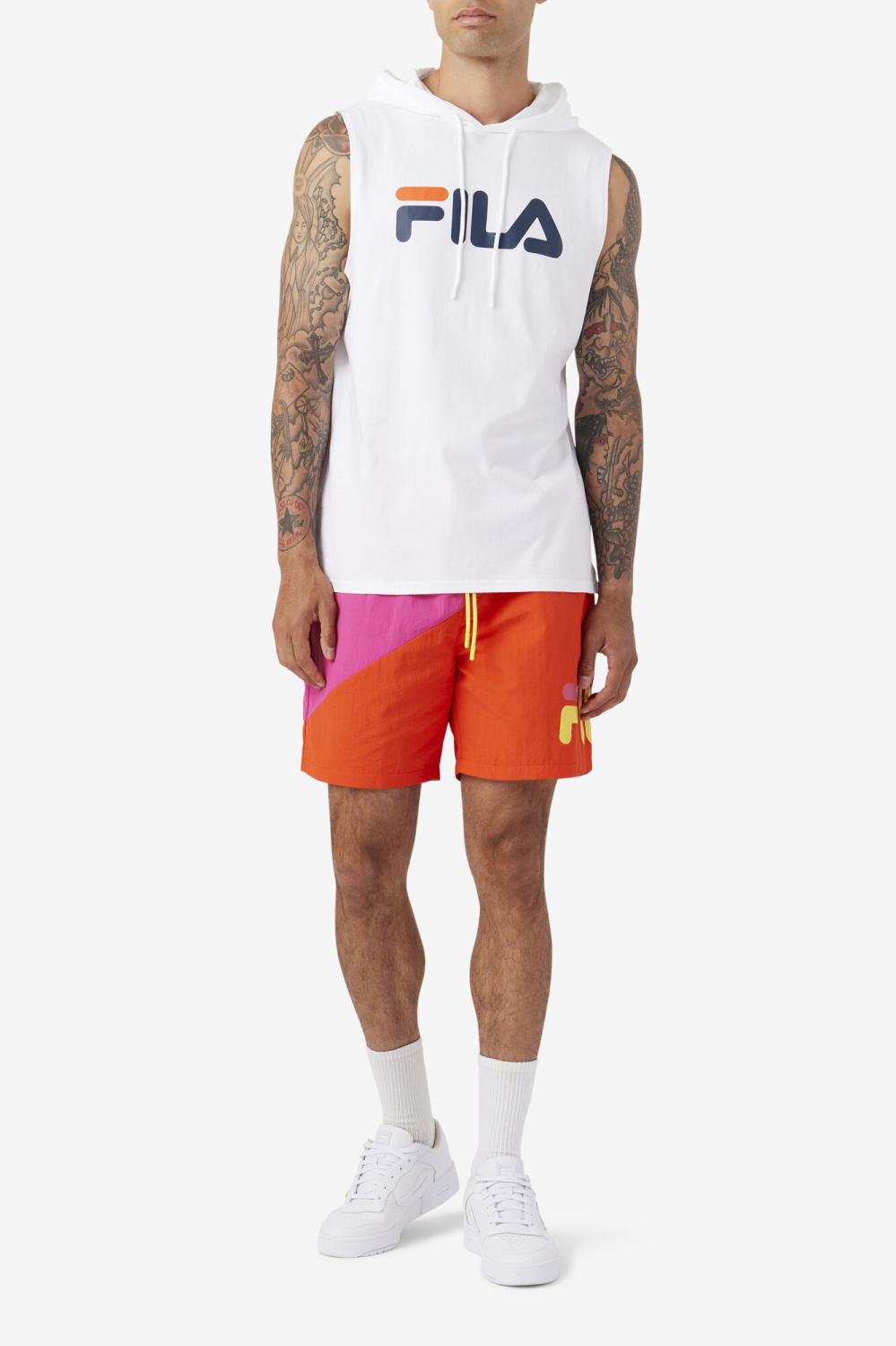 Men Pants &amp; Shorts | FILA Ama Swim Short 677 FUCHSIA PURPLE / CHERRY TOMATO / BLAZING YELLOW