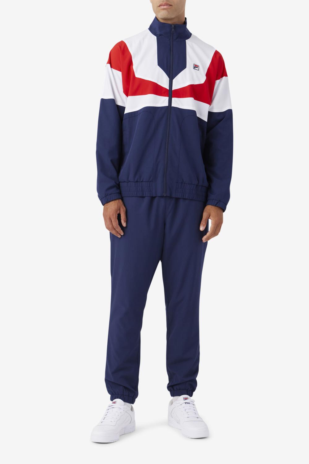 Men Pants &amp; Shorts | FILA Amar Track Pant 410 FILA NAVY / WHITE / FILA RED