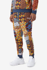 Men Pants &amp; Shorts | FILA Amay Jogger 732 RADIANT YELLOW PRINT / MOONLIT OCEAN