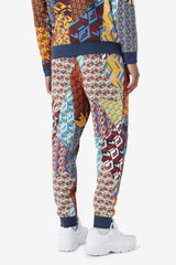 Men Pants &amp; Shorts | FILA Amay Jogger 732 RADIANT YELLOW PRINT / MOONLIT OCEAN