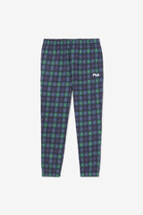 Men Pants &amp; Shorts | FILA Dorm Plaid Jogger 990 JUNE BUG / RHUBARB / FILA NAVY