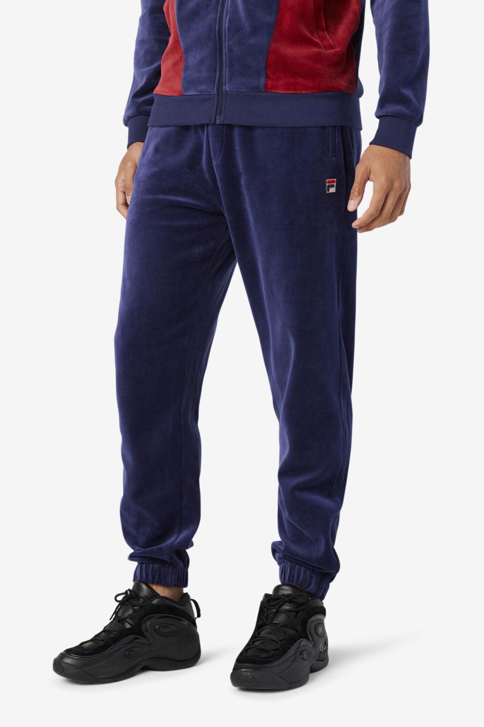 Men Pants &amp; Shorts | FILA Dortmund Velour Jogger