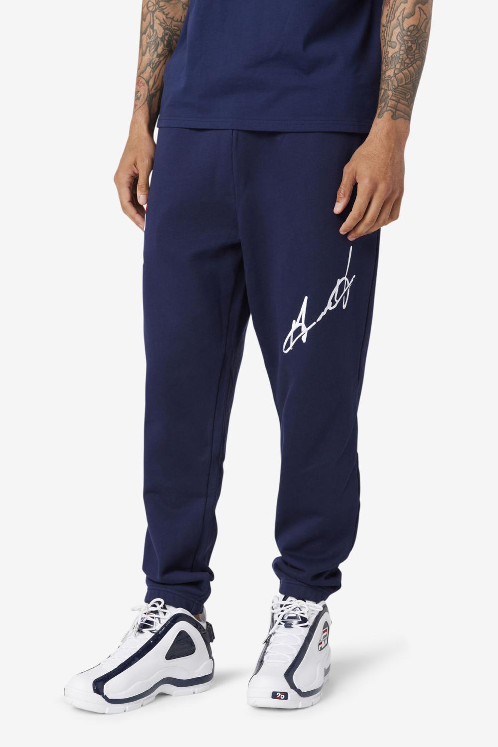 Men Pants &amp; Shorts | FILA Grant Hill Orson Pant 410 NAVY