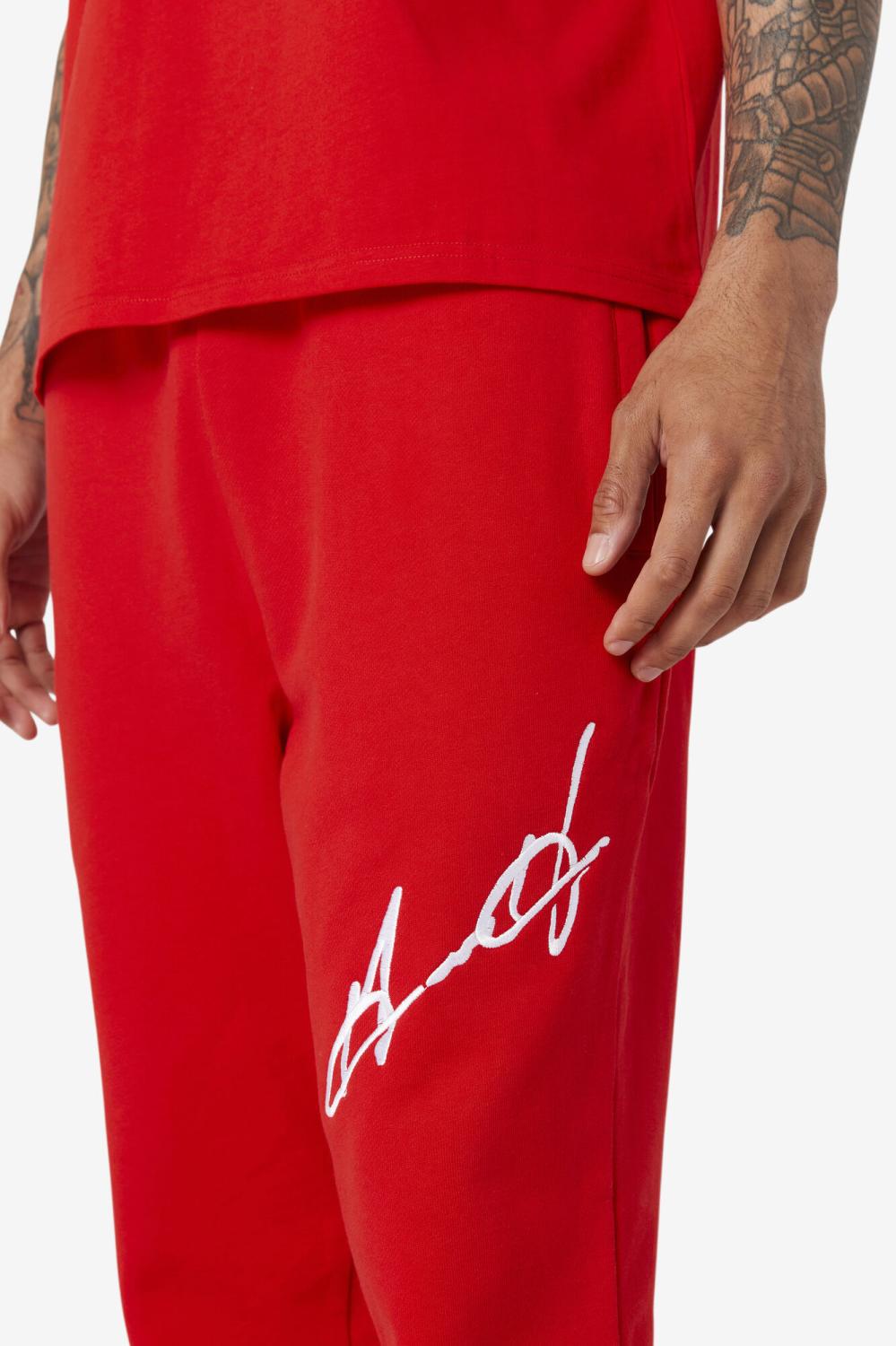 Men Pants &amp; Shorts | FILA Grant Hill Orson Pant 620 RED