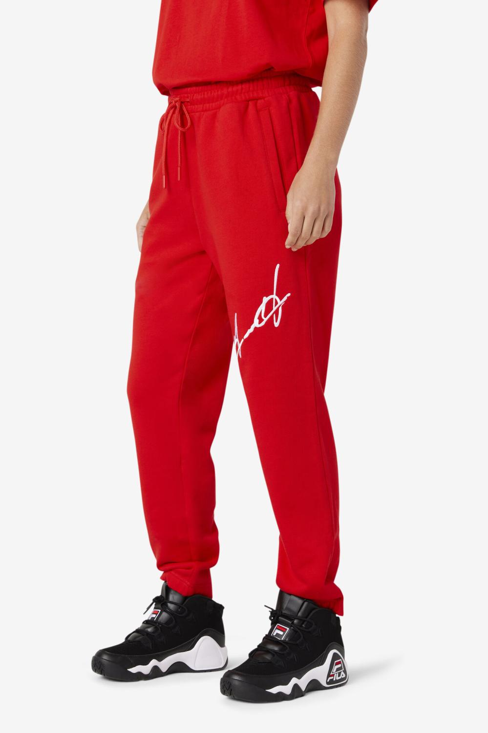 Men Pants &amp; Shorts | FILA Grant Hill Orson Pant 620 RED
