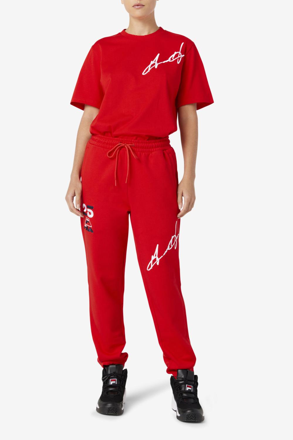 Men Pants &amp; Shorts | FILA Grant Hill Orson Pant 620 RED