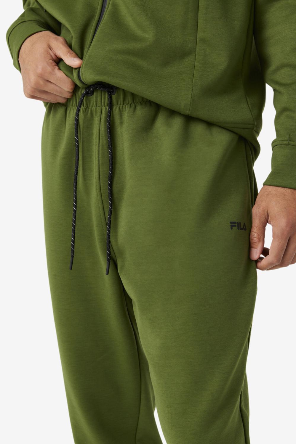 Men Pants &amp; Shorts | FILA Himmat Jogger 303 CHIVE / BLACK