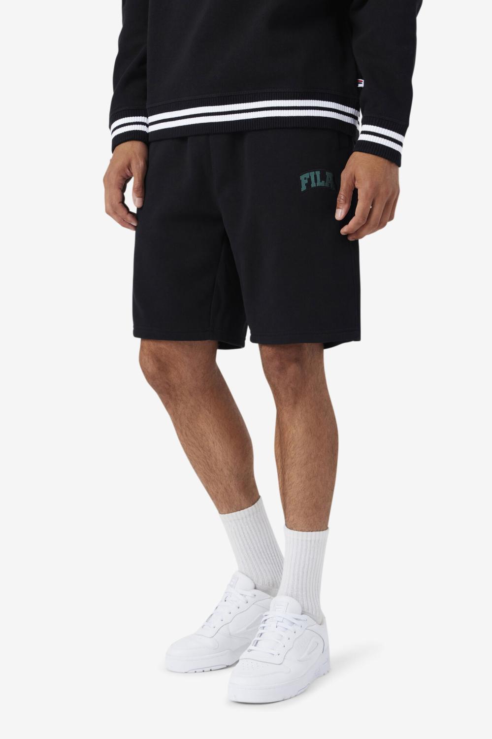 Men Pants &amp; Shorts | FILA Logan Short 001 BLACK / BLUE SPRUCE