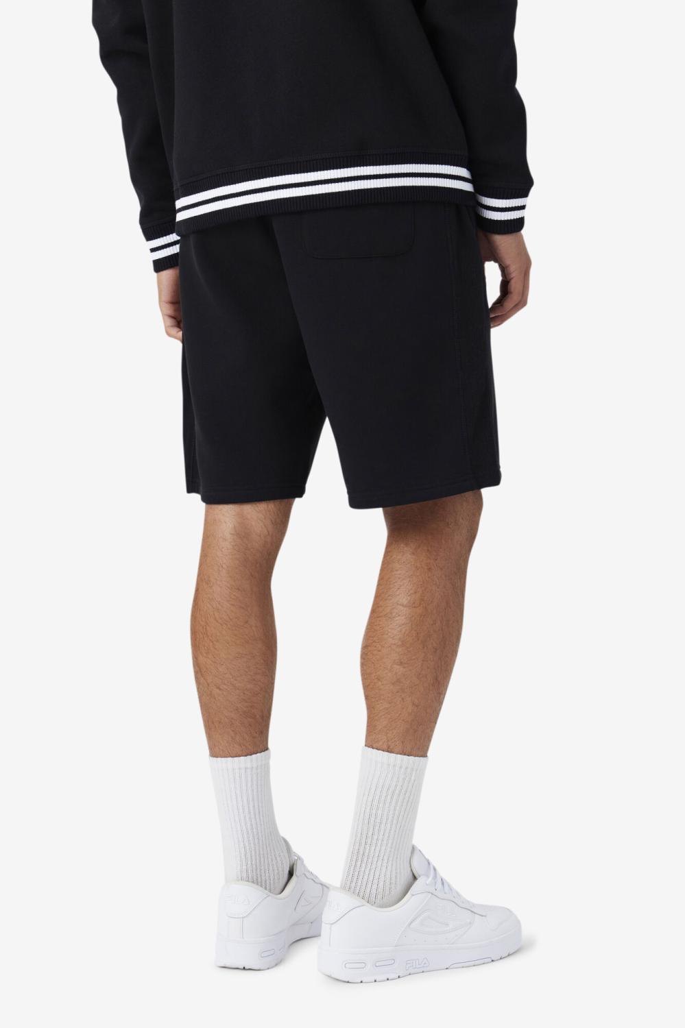 Men Pants &amp; Shorts | FILA Logan Short 001 BLACK / BLUE SPRUCE