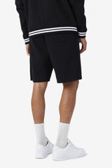 Men Pants &amp; Shorts | FILA Logan Short 001 BLACK / BLUE SPRUCE