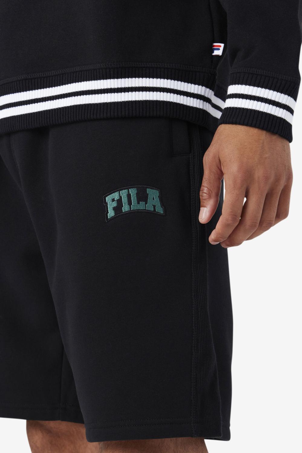 Men Pants &amp; Shorts | FILA Logan Short 001 BLACK / BLUE SPRUCE