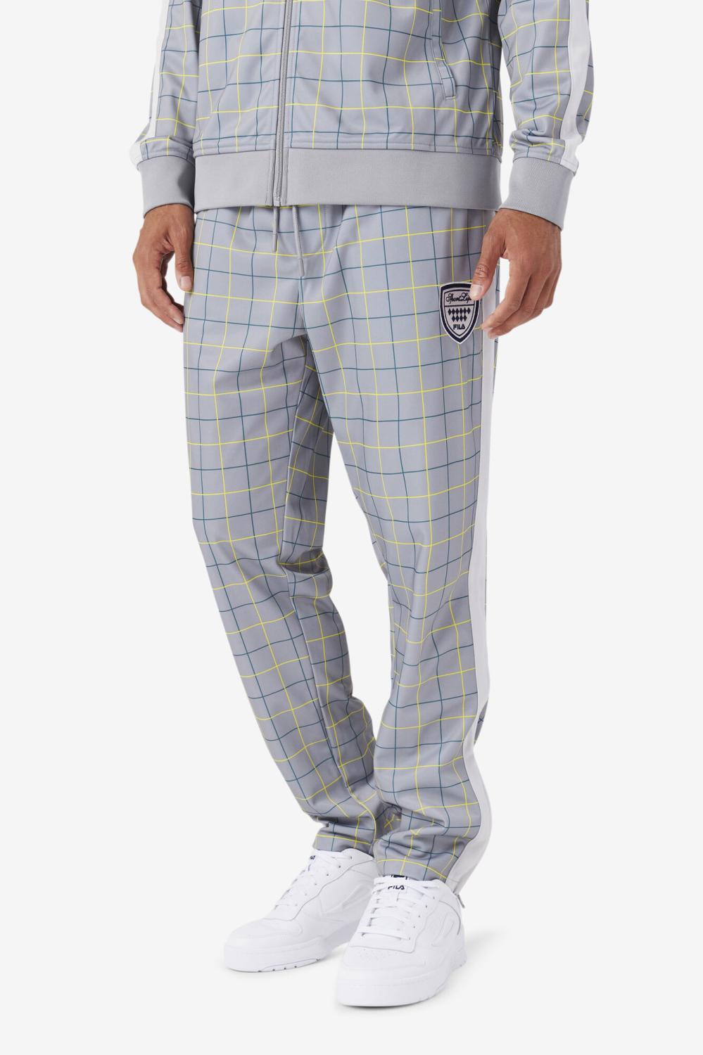 Men Pants &amp; Shorts | FILA Oshan Track Pant 042 MONUMENT / PUMICE STONE / JUNE BUG