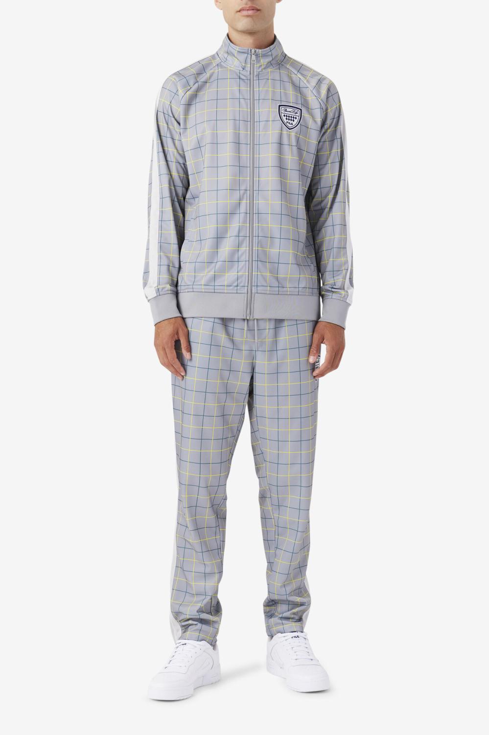 Men Pants &amp; Shorts | FILA Oshan Track Pant 042 MONUMENT / PUMICE STONE / JUNE BUG