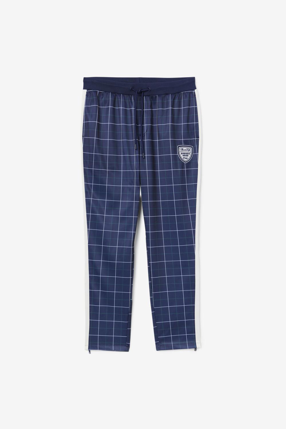 Men Pants &amp; Shorts | FILA Oshan Track Pant 410 FILA NAVY / GARDENIA / JUNE BUG