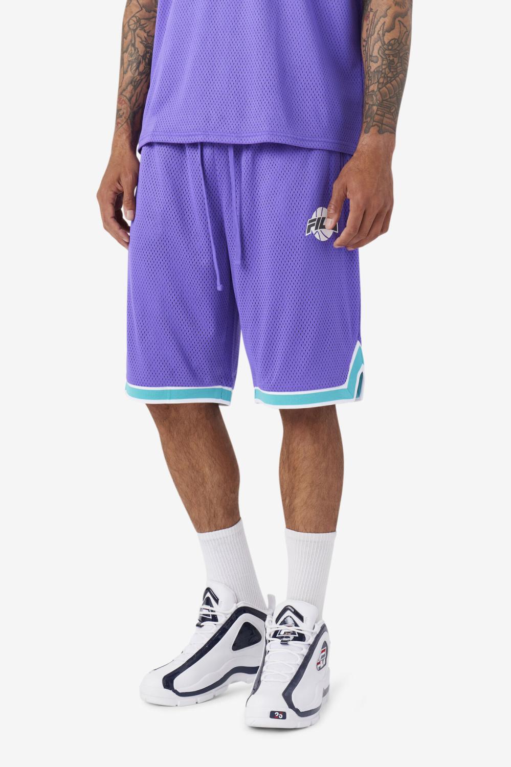 Men Pants &amp; Shorts | FILA Ovi Basketball Short 588 ELECTRIC PURPLE / CERAMIC / WHITE / DARK SHADOW