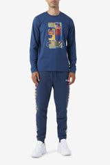 Men Pants &amp; Shorts | FILA Pawa Jogger 933 MOONLIT OCEAN