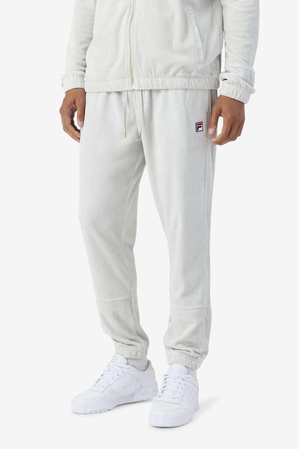 Men Pants &amp; Shorts | FILA Ravid Velour Pant 041 DAWN BLUE