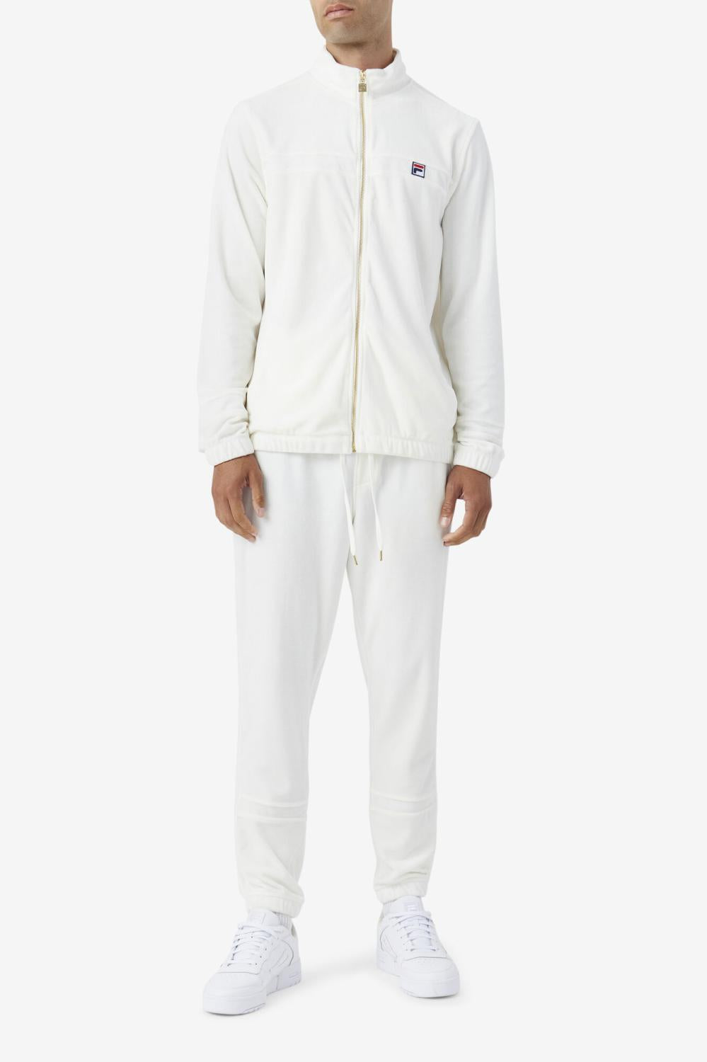 Men Pants &amp; Shorts | FILA Ravid Velour Pant 172 EGRET