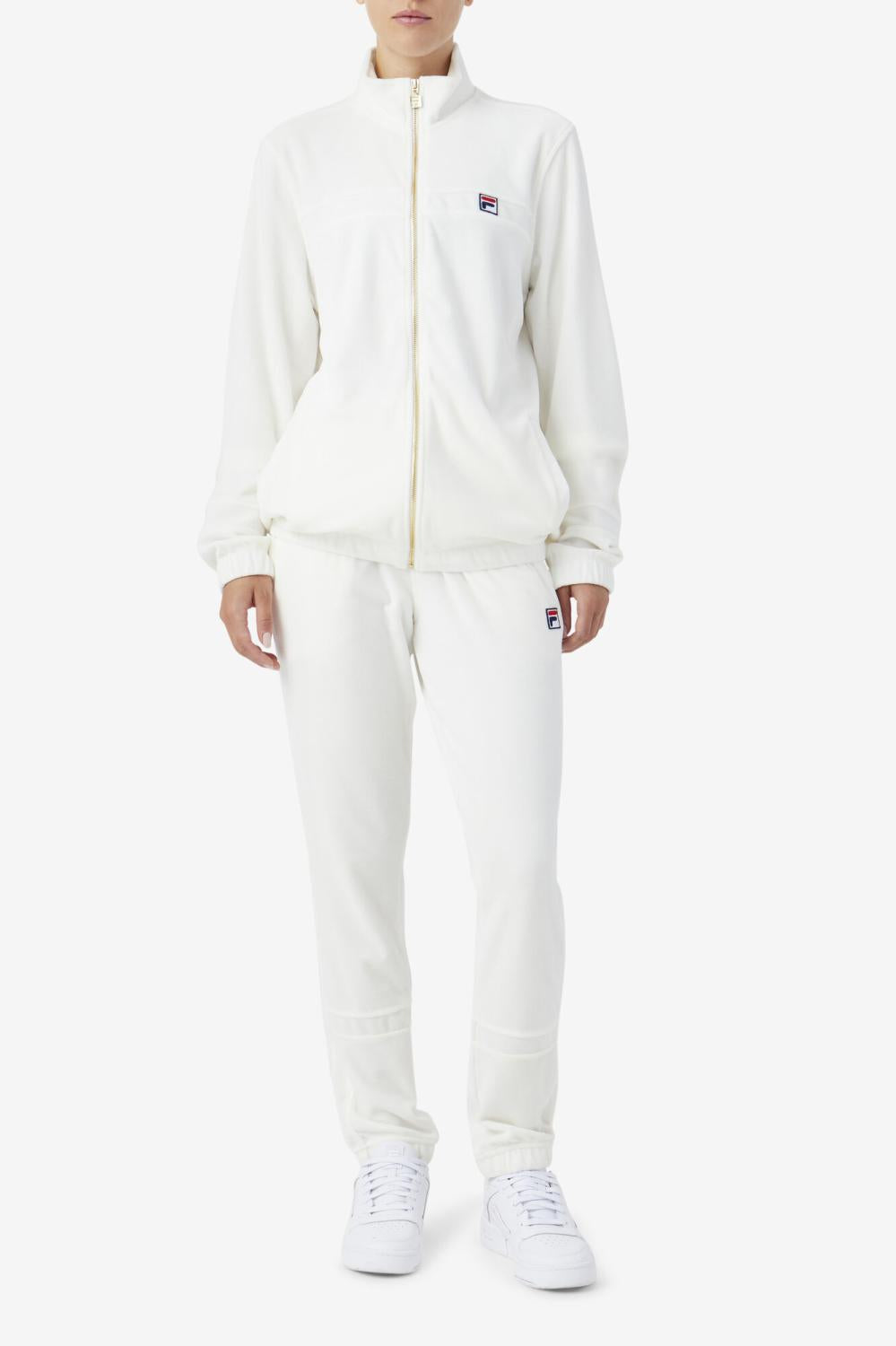 Men Pants &amp; Shorts | FILA Ravid Velour Pant 172 EGRET