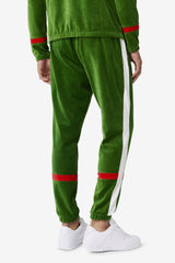 Men Pants &amp; Shorts | FILA Ravid Velour Pant 341 FORMAL GARDEN / WHITE / FILA RED