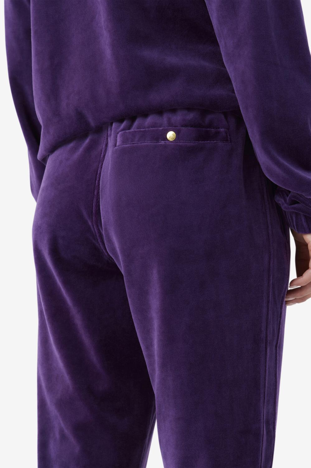 Men Pants &amp; Shorts | FILA Ravid Velour Pant 581 BLACKBERRY CORDIAL