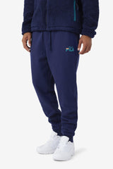 Men Pants &amp; Shorts | FILA Sans Jogger 410 FILA NAVY / DEEP LAKE / SHELL CORAL