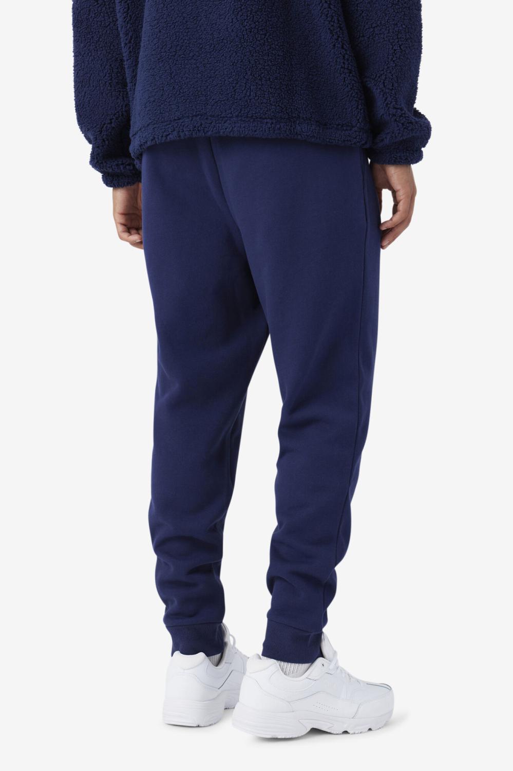 Men Pants &amp; Shorts | FILA Sans Jogger 410 FILA NAVY / DEEP LAKE / SHELL CORAL