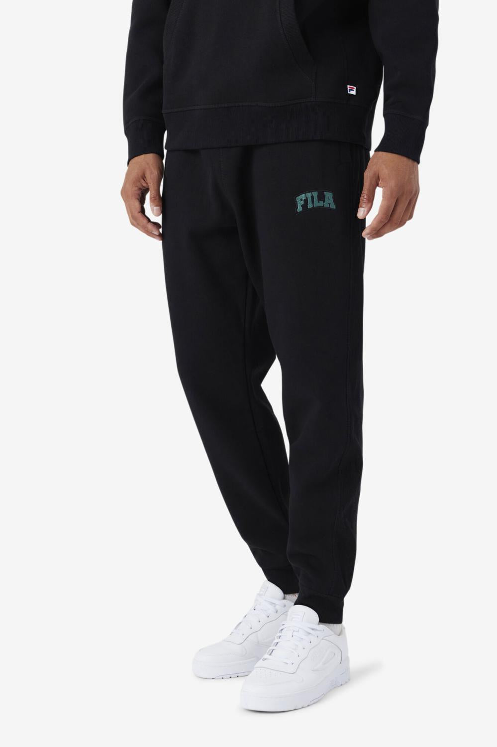 Men Pants &amp; Shorts | FILA Trent Jogger 001 BLACK / BLUE SPRUCE