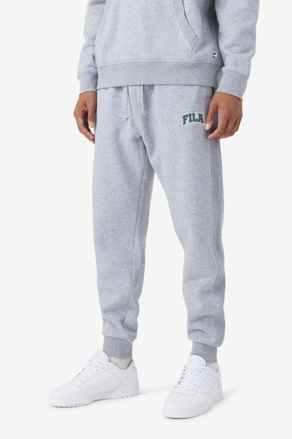 Men Pants &amp; Shorts | FILA Trent Jogger 064 LIGHT GREY MARL / BLUE SPRUCE