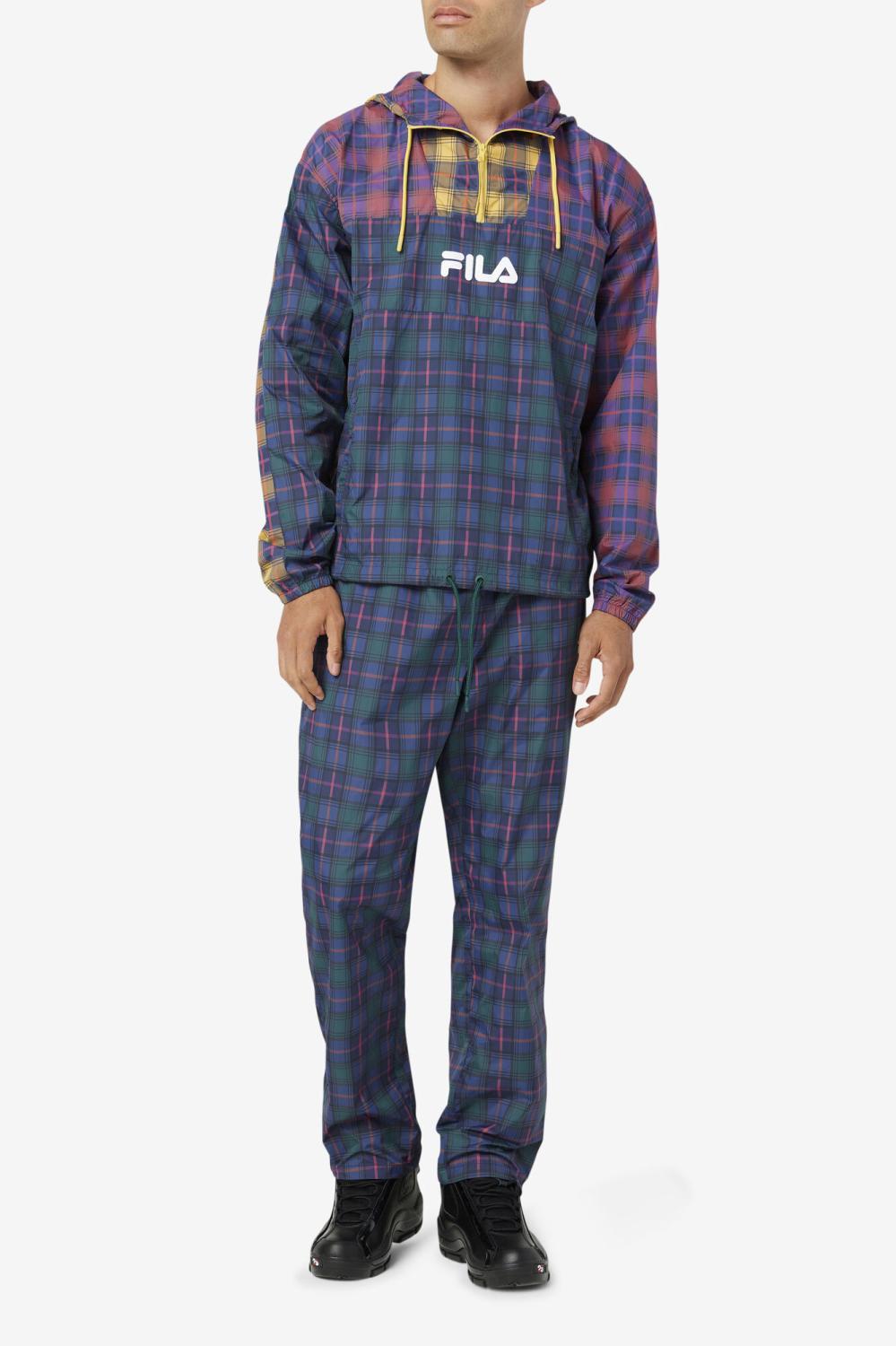 Men Pants &amp; Shorts | FILA Tyah Windpant 990 JUNE BUG / PEACOAT / RHUBARB