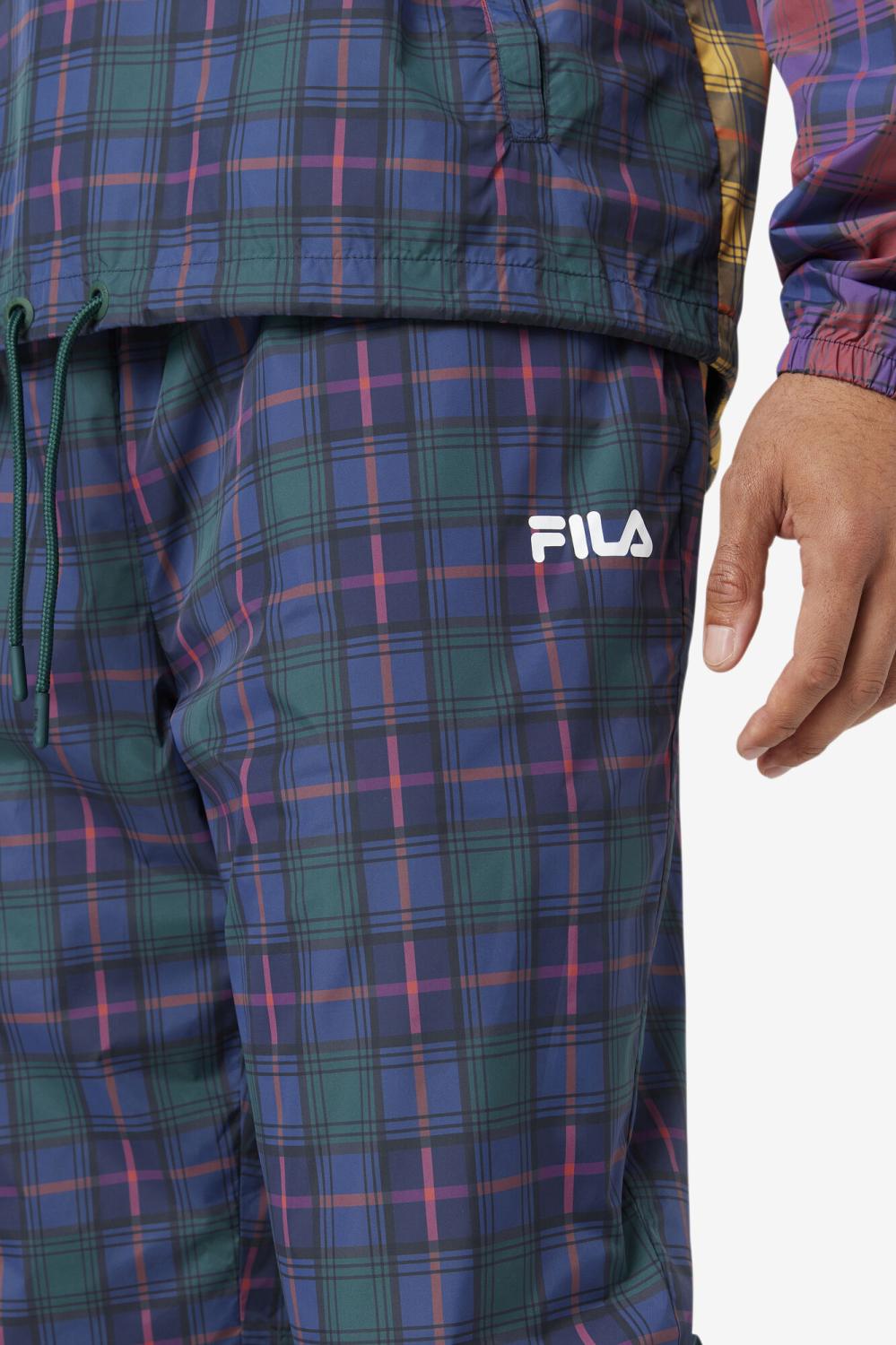 Men Pants &amp; Shorts | FILA Tyah Windpant 990 JUNE BUG / PEACOAT / RHUBARB