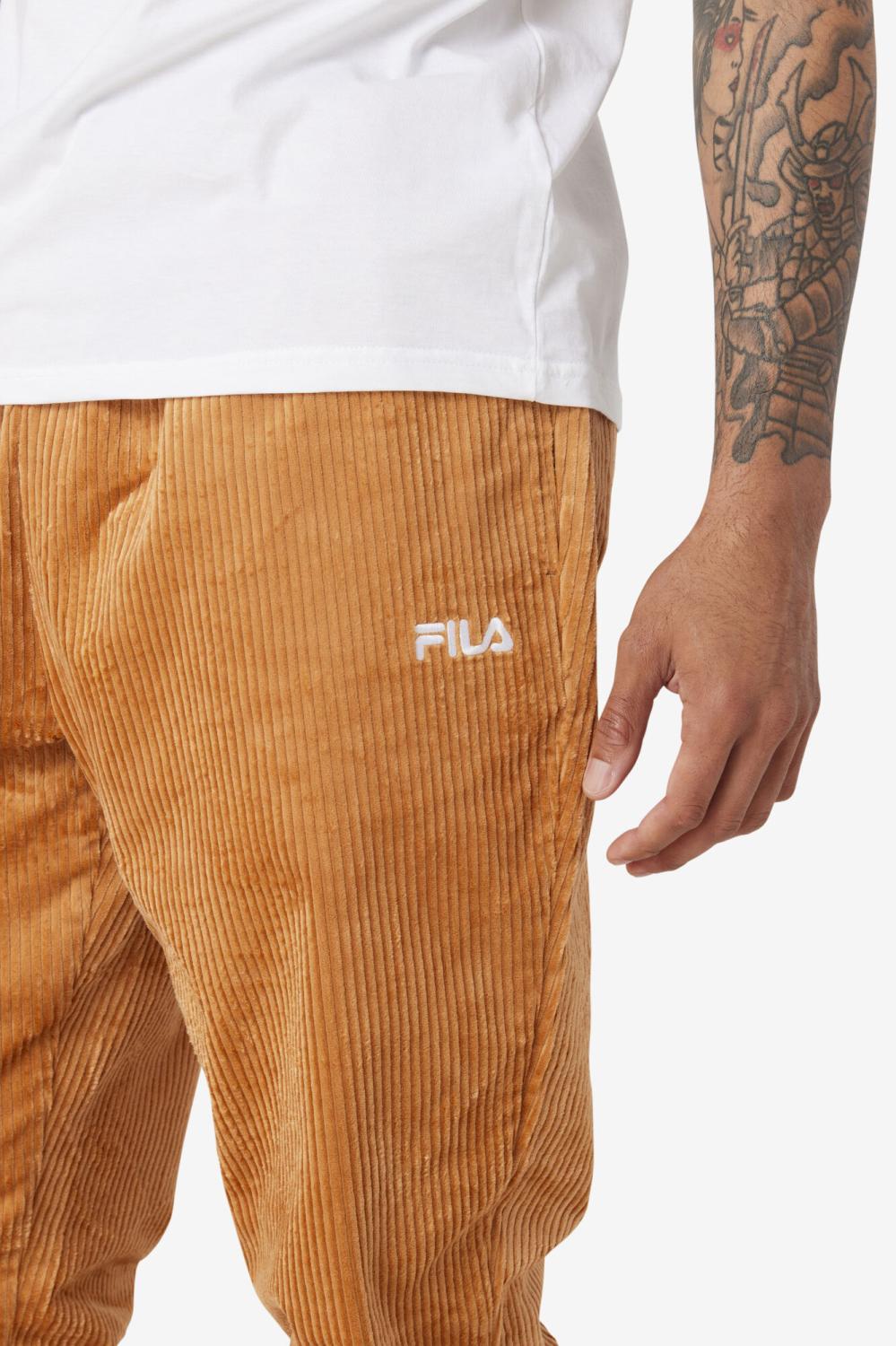 Men Pants &amp; Shorts | FILA Unnat Cord Joggers