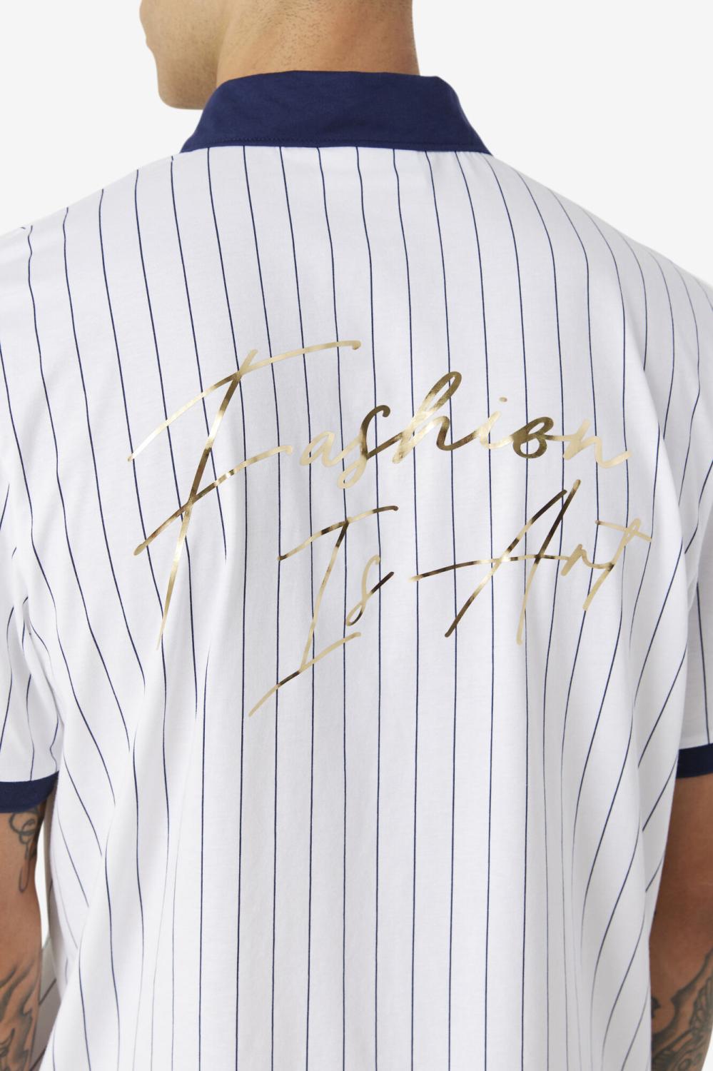 Men Polo &amp; Rugby Shirts | FILA FILA X The Museum BB1 Polo 100 WHITE / PEACOAT / RED