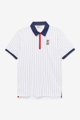Men Polo &amp; Rugby Shirts | FILA FILA X The Museum BB1 Polo 100 WHITE / PEACOAT / RED