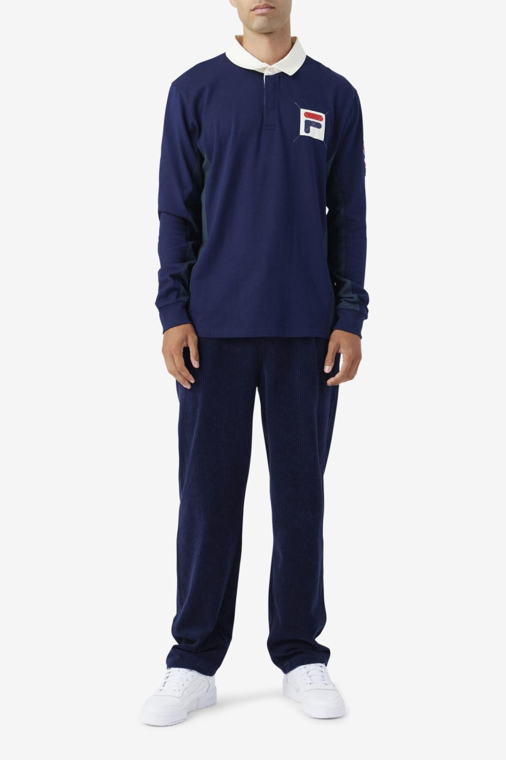 Men Polo &amp; Rugby Shirts | FILA Filmore Rugby 410 FILA NAVY / DARK TEAL / EGRET