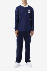 Men Polo &amp; Rugby Shirts | FILA Filmore Rugby 410 FILA NAVY / DARK TEAL / EGRET