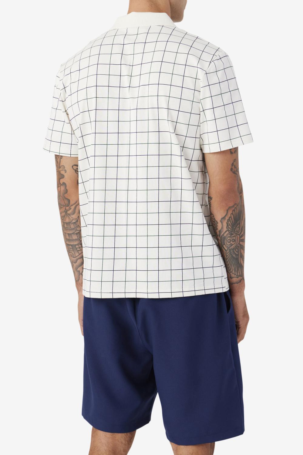 Men Polo &amp; Rugby Shirts | FILA Mand Polo 281 GARDENIA / JUNE BUG / FILA NAVY