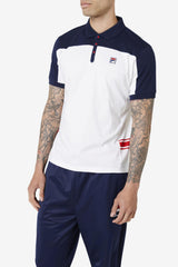 Men Polo &amp; Rugby Shirts | FILA Mivvi Polo 100 WHITE / NAVY / RED