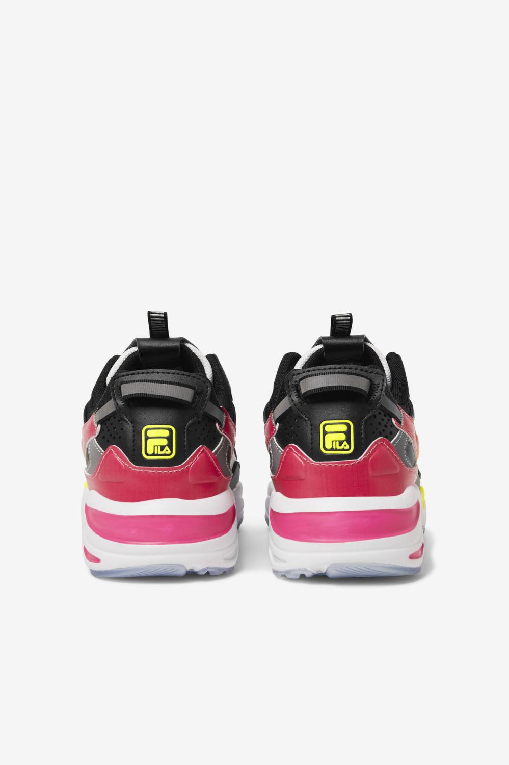 Men Ray Tracer | FILA Men's Ray Tracer Apex 115 WHITE / BLACK / SAFETY YELLOW