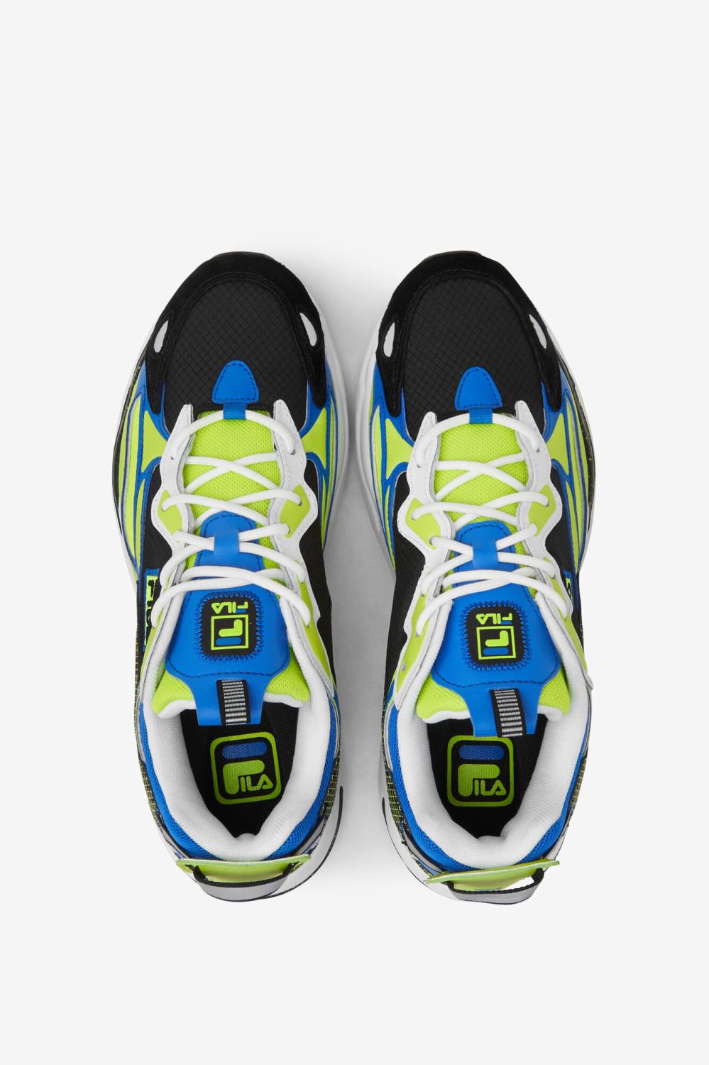 Men Ray Tracer | FILA Men's Ray Tracer Apex 116 WHITE / BLACK / LIME PUNCH