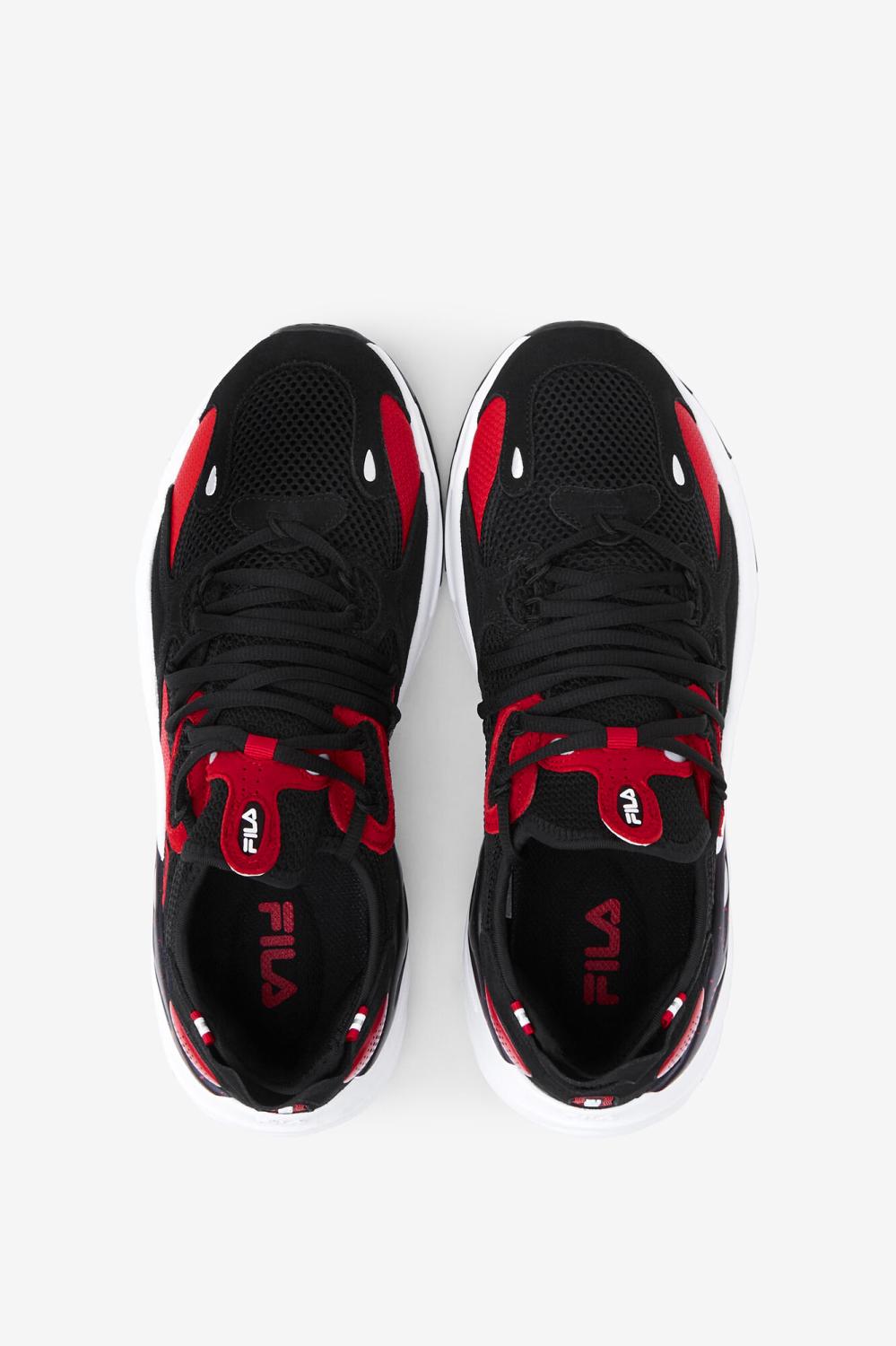 Men Ray Tracer | FILA Men's Ray Tracer Evo 2 014 BLACK / FILA RED / WHITE