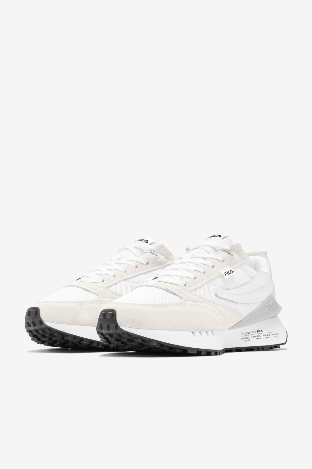 Men Renno | FILA Men's Renno N-Generation Patched 101 WHITE / WHITE / GLACIER GRAY