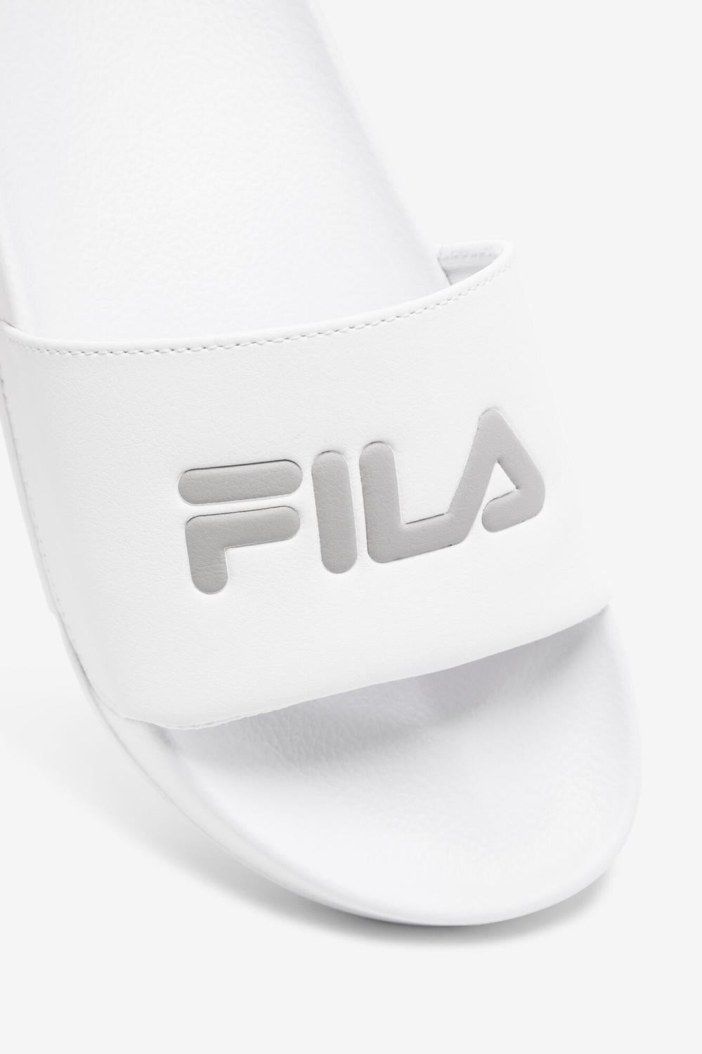 Men Sandals &amp; Slides | FILA Men's Drifter 101 WHITE / WHITE / ATMOSPHERE