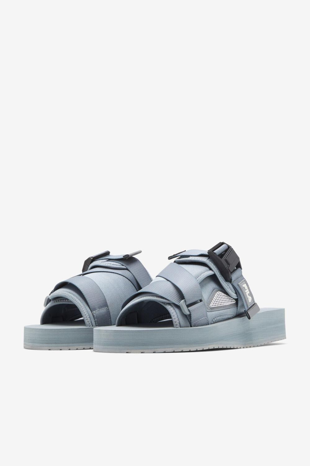 Men Sandals &amp; Slides | FILA Men's Sol-Slide V2 063 MONUMENT / MONUMENT / WHITE