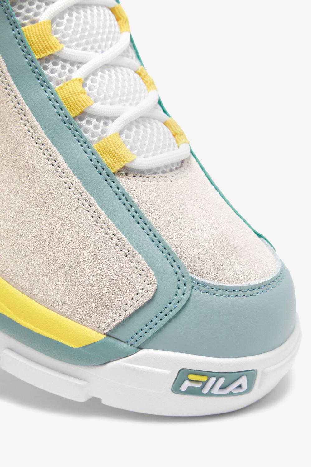 Men Sneakers | FILA Men's Grant Hill 2 101 WHITE / EGRET / GRAY MIST
