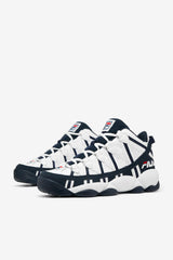 Men Sneakers | FILA Men's Stackhouse Spaghetti 125 WHITE / NAVY / RED