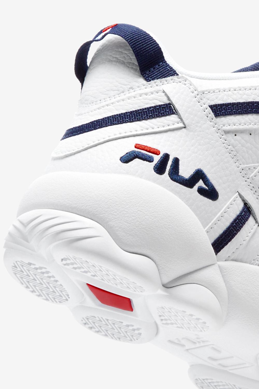 Men Sneakers | FILA Men's Stackhouse Spaghetti WHT/FNVY/FRED
